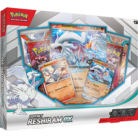 Coffret Pokémon Reshiram ex – Exclusivité E.Leclerc