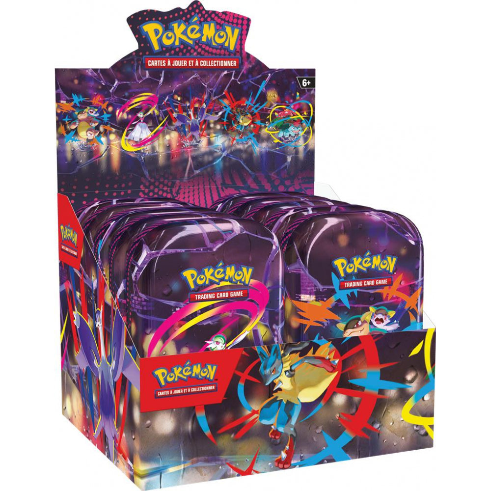 Display de Mini Tins Pokémon TCG – ME01 : Mega Evolution